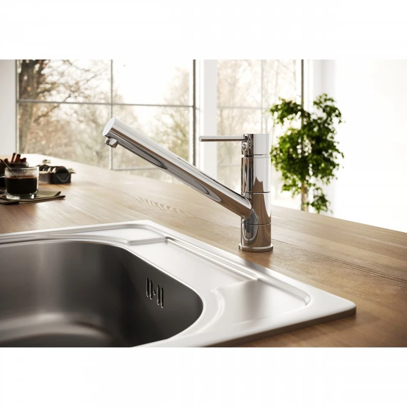 Смесител Ferro Fiesta FERBFI4,  Кухненски,  Хром 