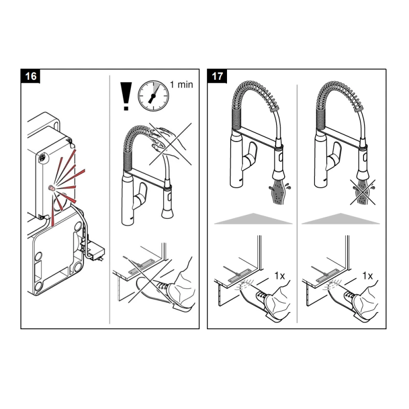 Смесител Grohe K7 Foot Control 30312000  Кухненски  Електронен