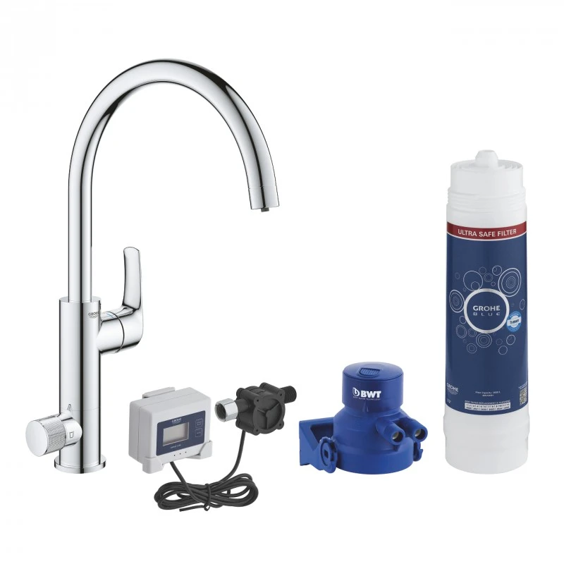 Смесител Grohe Blue Pure Eurosmart 30384000  С филтър  Стоящ