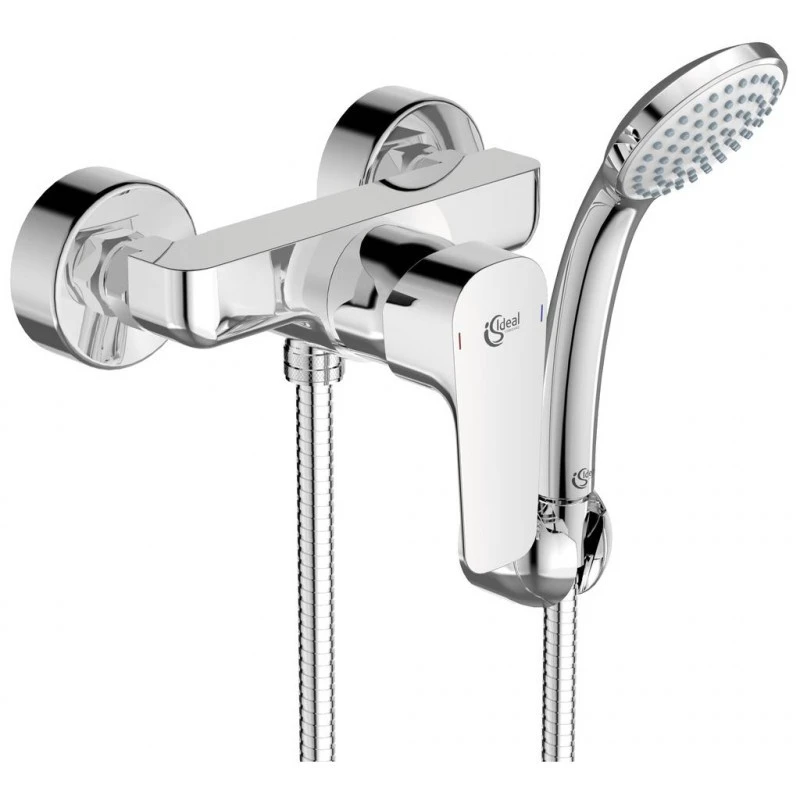 Смесител Ideal Standard Ceraplan III B0717AA  Стенен  За вана/душ  С ръчен душ с шлаух и държач