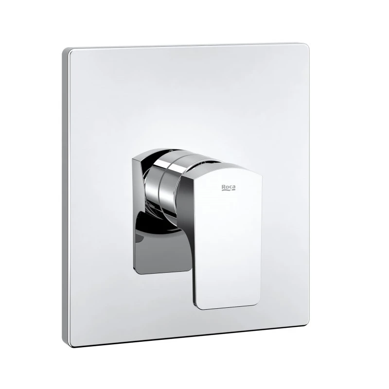 Смесител Roca L90 A5A2B01C00, Стенен, За вана/душ, За вграждане, Комплект с вътрешно тяло RocaBox A525869403, Цвят Хром