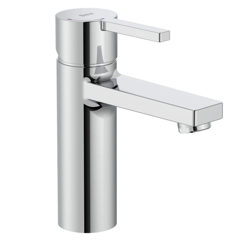 Смесител Roca Naia A5A3296C00, Стоящ, За умивалник, Click-Clack изпразнител, Cold Start, Цвят Хром