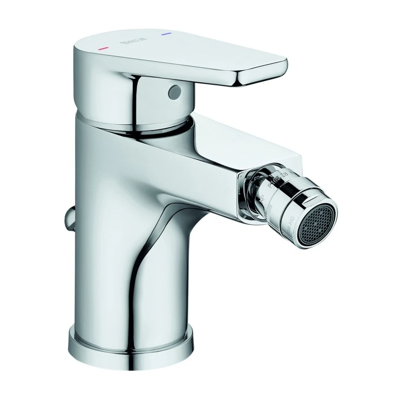 Смесител Roca Anara A5A611BC0K, Стоящ, За биде, С автоматичен изпразнител, Цвят Хром