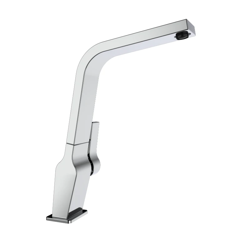 Смесител Teka Total Icon ICC 915 116030004, Стоящ, Кухненски, Въртящ се чучур, Цвят Хром