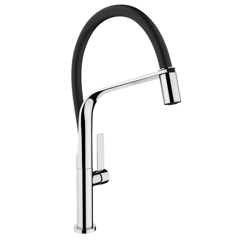 Смесител Teka Maestro FO 997 62997020FN, Стоящ, Кухненски, Подвижен душ, Цвят Хром