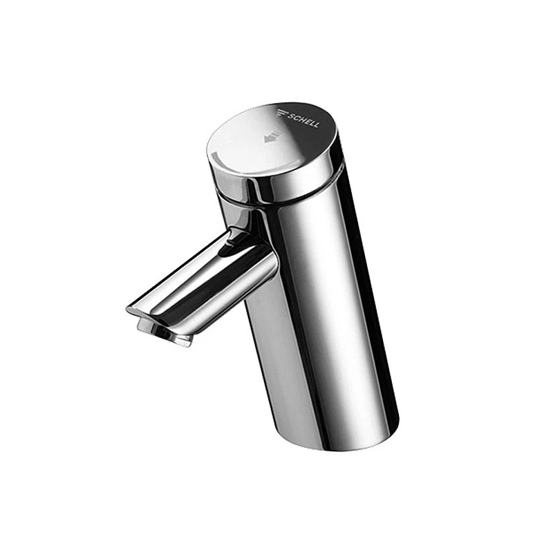 Смесител за умивалник Schell, Самозатварящ се, С Push бутон, Анти-вандал 