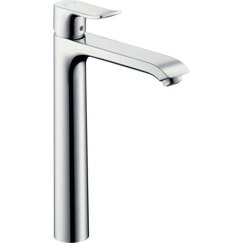 Смесител за умивалник Hansgrohe Metris 260, Висок чучур, С изпразнител
