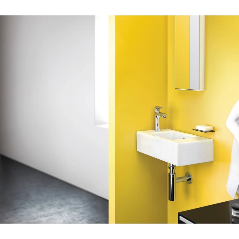 Смесител за умивалник Hansgrohe Metris 100, С изпразнител