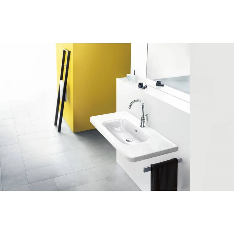 Смесител за умивалник Hansgrohe Logis 210, Въртящ се чучур, С изпразнител 