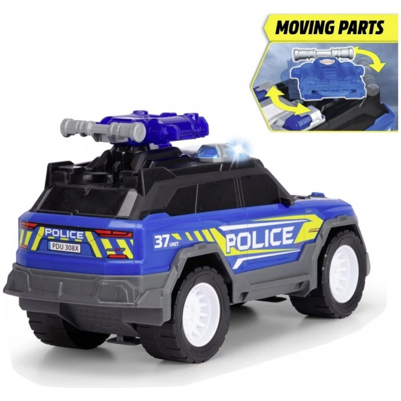 Детска играчка Dickie Toys - Полицески джип със звук и светлина, 30 cm