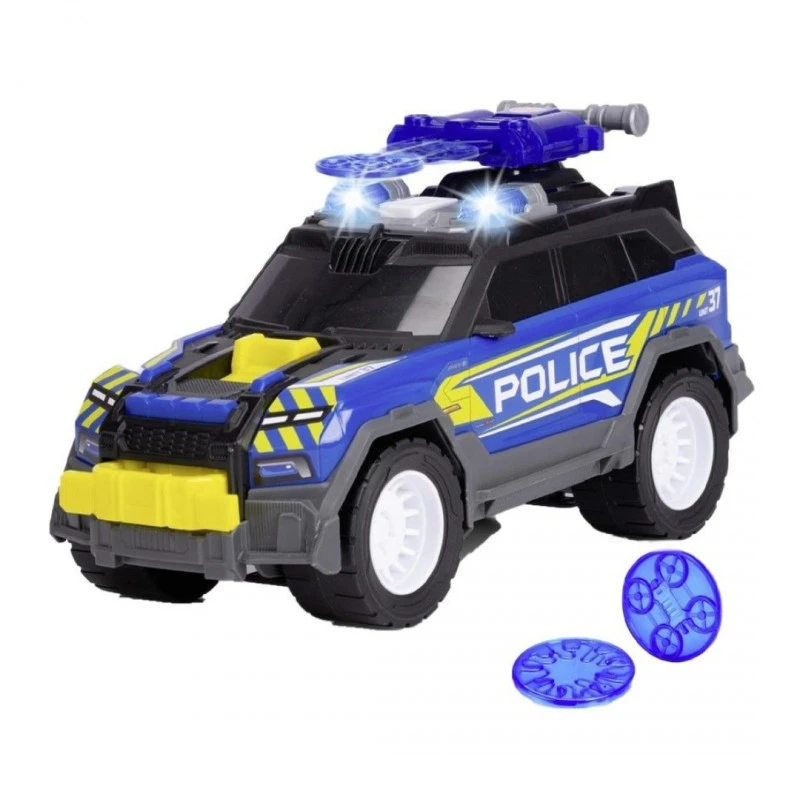 Детска играчка Dickie Toys - Полицески джип със звук и светлина, 30 cm