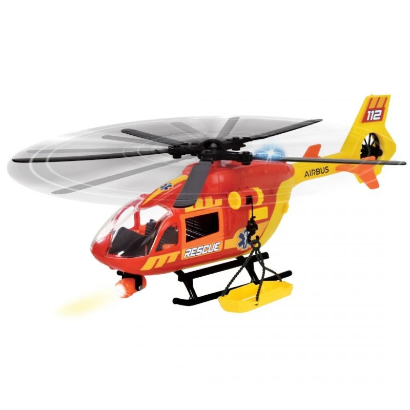 Детска играчка Dickie Toys - Спасителен Хеликоптер -Въздушна линейка, Със звук и светлина, 36 cm
