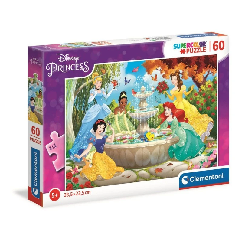CLEMENTONI 60ч. Пъзел Disney Princess, 33,50х23,50cm
