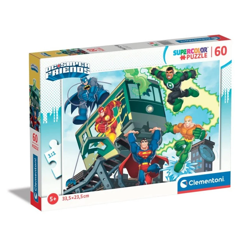 CLEMENTONI 60ч. Пъзел DC Superfriends, 33,50х23,50cm