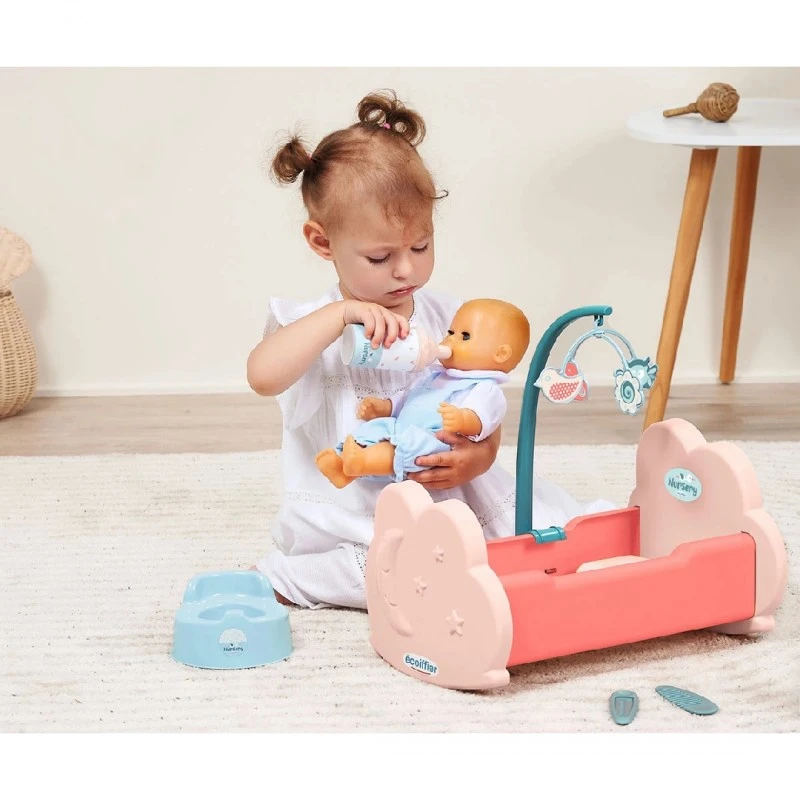 Легло за кукли и аксесаори, Ecoiffier dolls bad, 2873