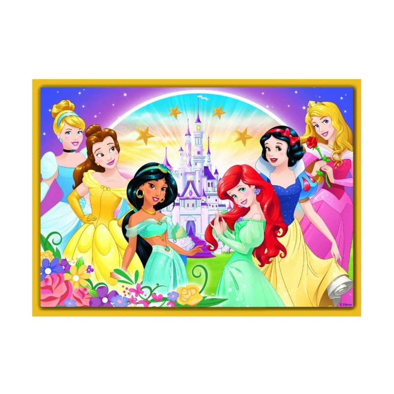 Детски пъзел Trefl, 4в1, Princess, 207 части, 4+ години
