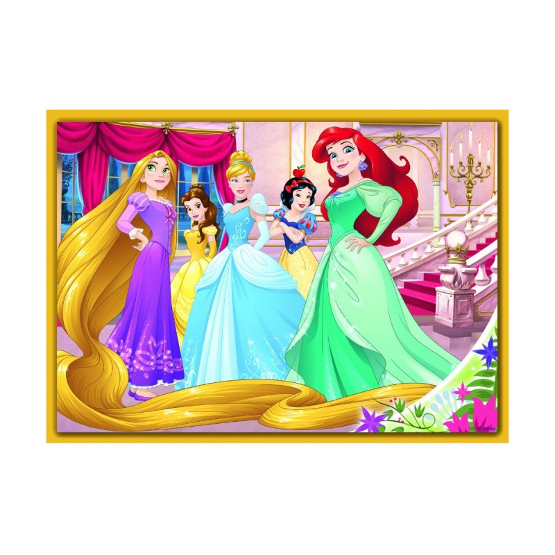 Детски пъзел Trefl, 4в1, Princess, 207 части, 4+ години
