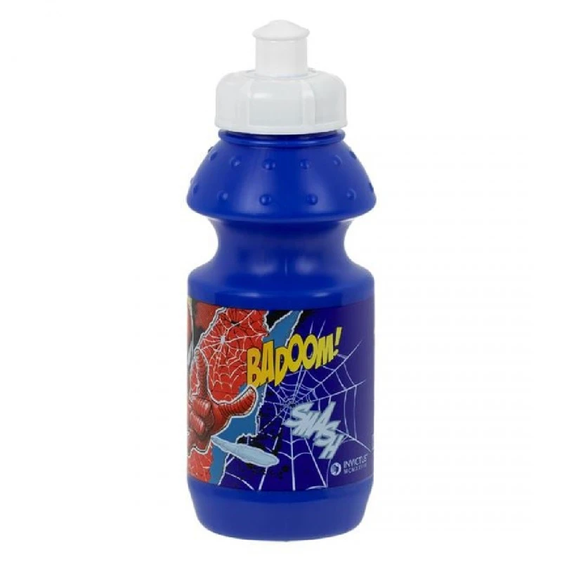 Бутилка “Flip Top“-“Spiderman“, синя - 380мл