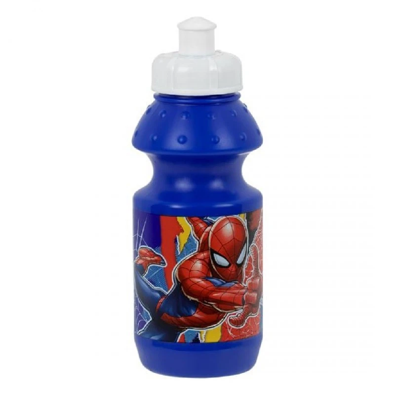 Бутилка “Flip Top“-“Spiderman“, синя - 380мл