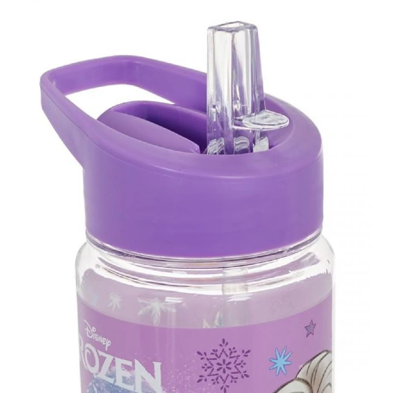 Детска бутилка за вода с “Flip Top“, “Frozen“-"Believe in Yourself", виолетова 650мл