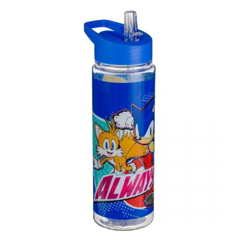 Детска бутилка за вода “Flip Top“-“Sonic“ 650мл