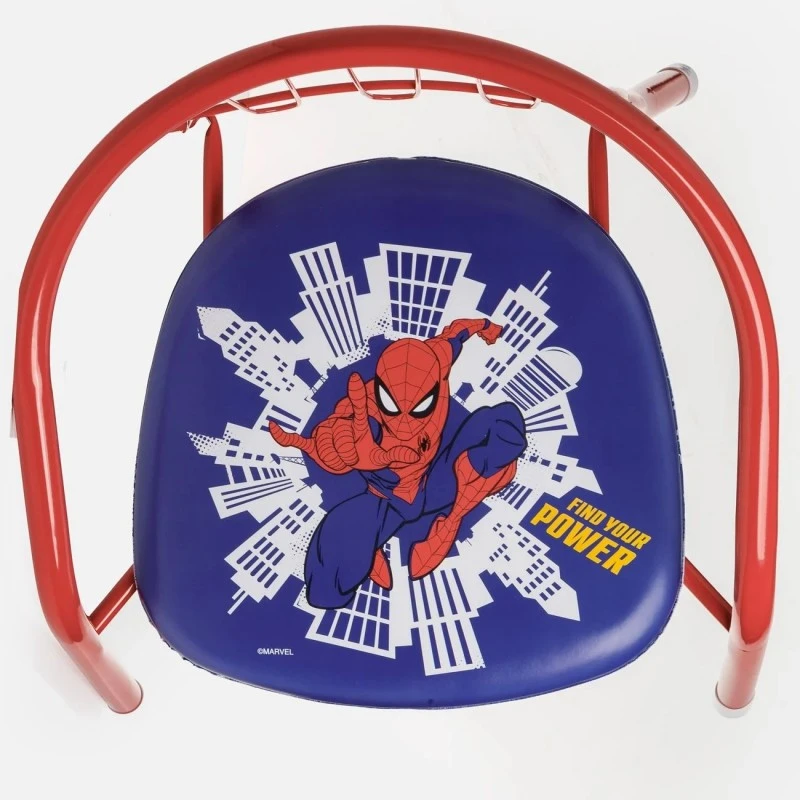 Детско столче Disney, Spiderman, Метално, До 8кг, 36x35x36 cm, Червен