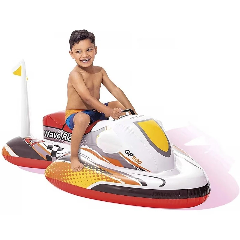 Детски надуваем джет Intex, Ride-on, Wave rider, 117 x 77 см