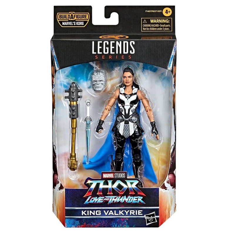 Екшън фигурка Hasbro Fans - Marvel Thor Love and Thunder: Build A Figure  Legends Series - King Valkyrie Action Figure (Excl.), 15 cm, F1407