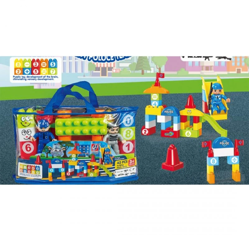 КОНСТРУКТОР ПОЛИЦИЯ В ЧАНТА 40 ЧАСТИ