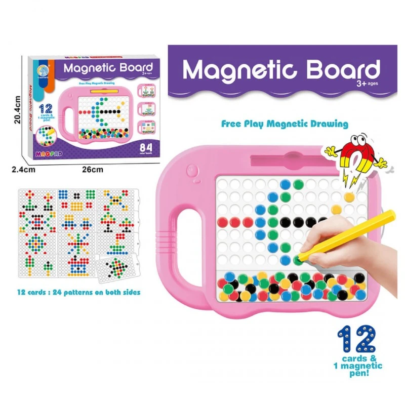 МОЗАЙКА С 58 МАГНИТНИ ПИНЧЕТА