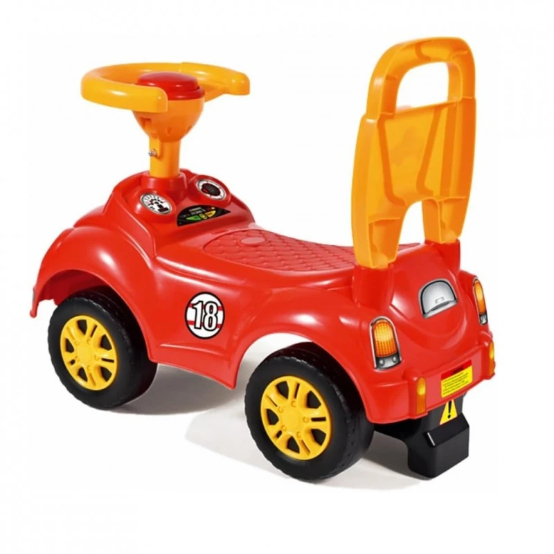 Детска кола за баланс и прохождане Beetles, С бутон за сигнализация, 50 х 42 х 23 см, 1,5 + години