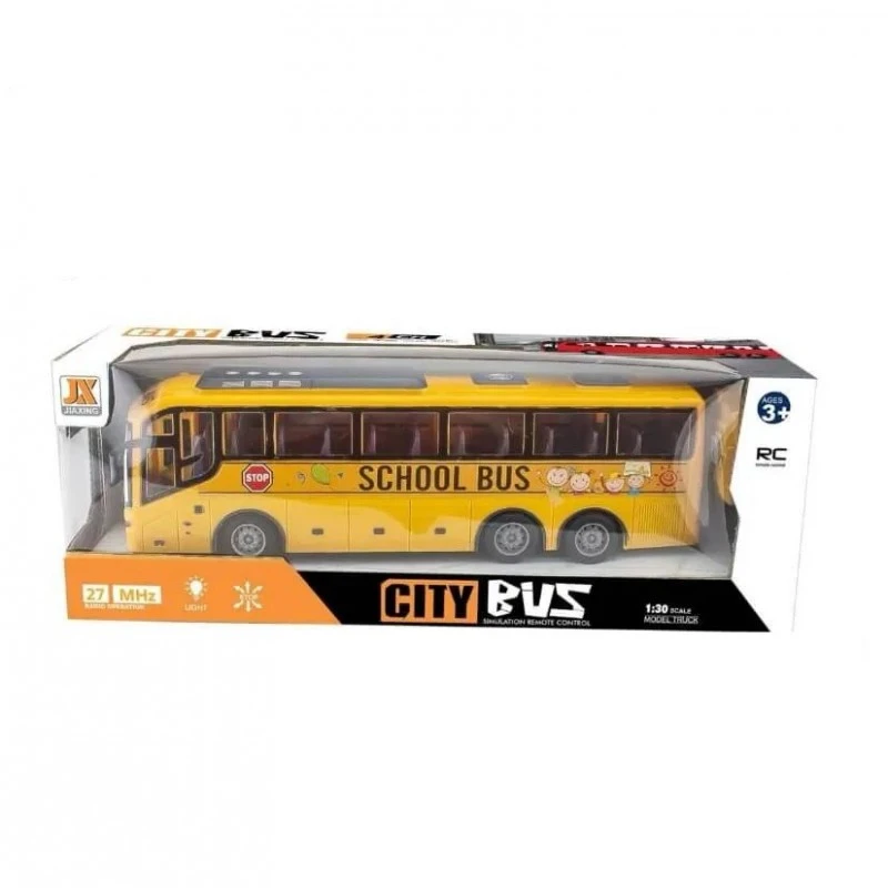 Градски автобус City Bus звук и светлини 1:36, Метален, 39x14x10,5 cm, 3+ години