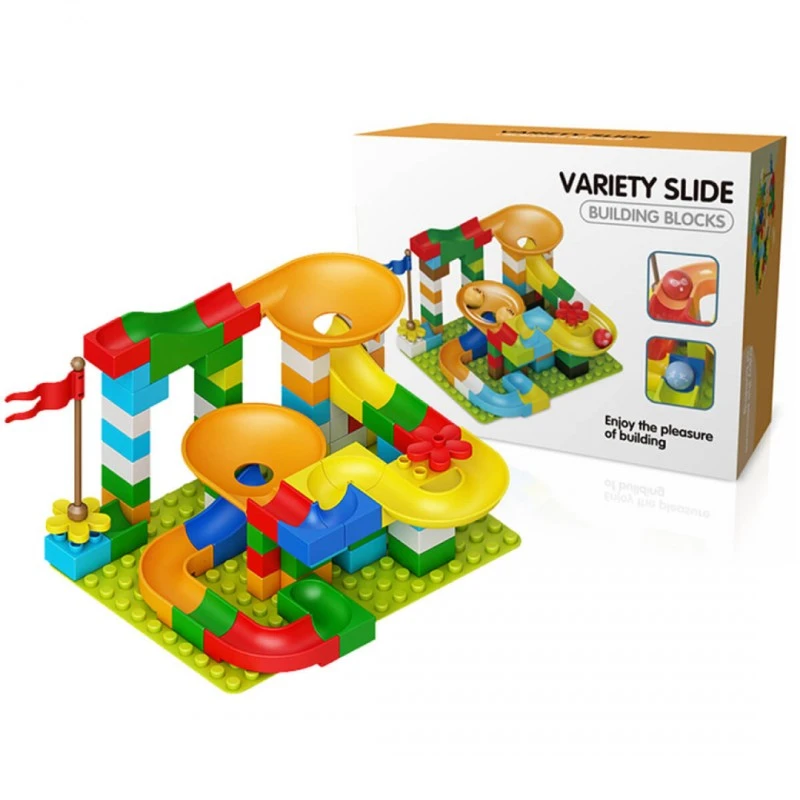 ДЕТСКИ КОНСТРУКТОР С ПЪРЗАЛКА 89 ЧАСТИ