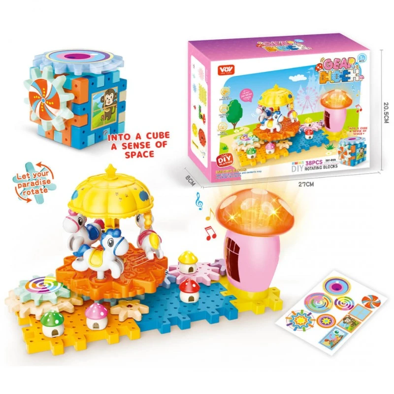 КОНСТРУКТОР НА БАТЕРИИ ВЪРТЕЛЕЖКА 38 ЧАСТИ