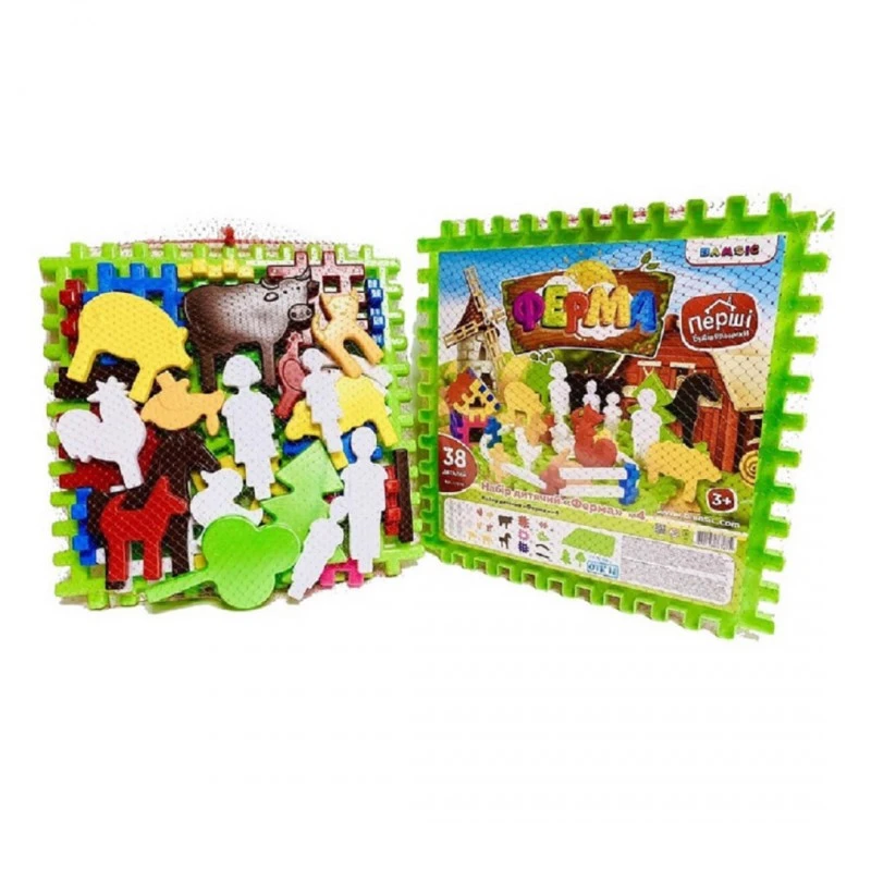 ДЕТСКИ ВАФЛЕН КОНСТРУКТОР ФЕРМА