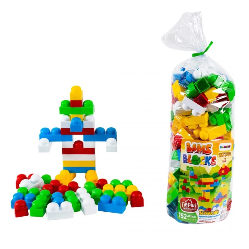 ДЕТСКИ КОНСТРУКТОР BAMS BLOCKS 152 ЧАСТИ ЦИЛИНДЪР