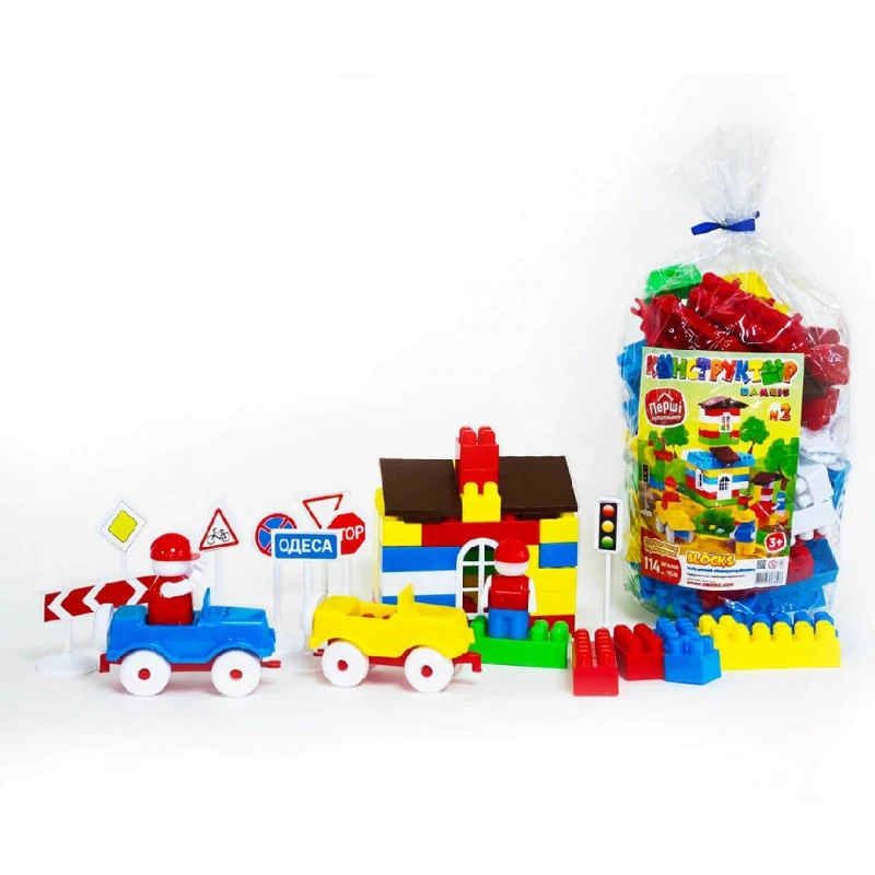 ДЕТСКИ КОНСТРУКТОР BAMS BLOCKS 114 ЧАСТИ ЦИЛИНДЪР