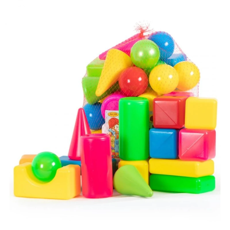 ДЕТСКИ ГОЛЯМ КОНСТРУКТОР С КУБЧЕТА И ТОПКИ В МРЕЖА