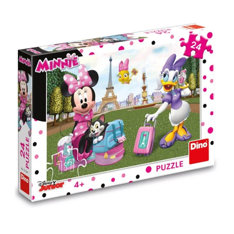 ПЪЗЕЛ DISNEY MINNIE В ПАРИЖ, 24 части, 27 х 4 х 19 cm, 3+ години