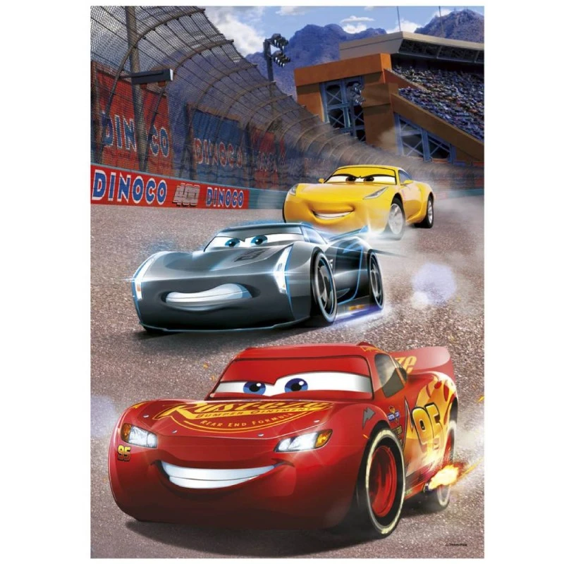 ПЪЗЕЛ DISNEY CARS 100 XL части, НЕОН, 27 х 4 х 19 cm, 5+ години