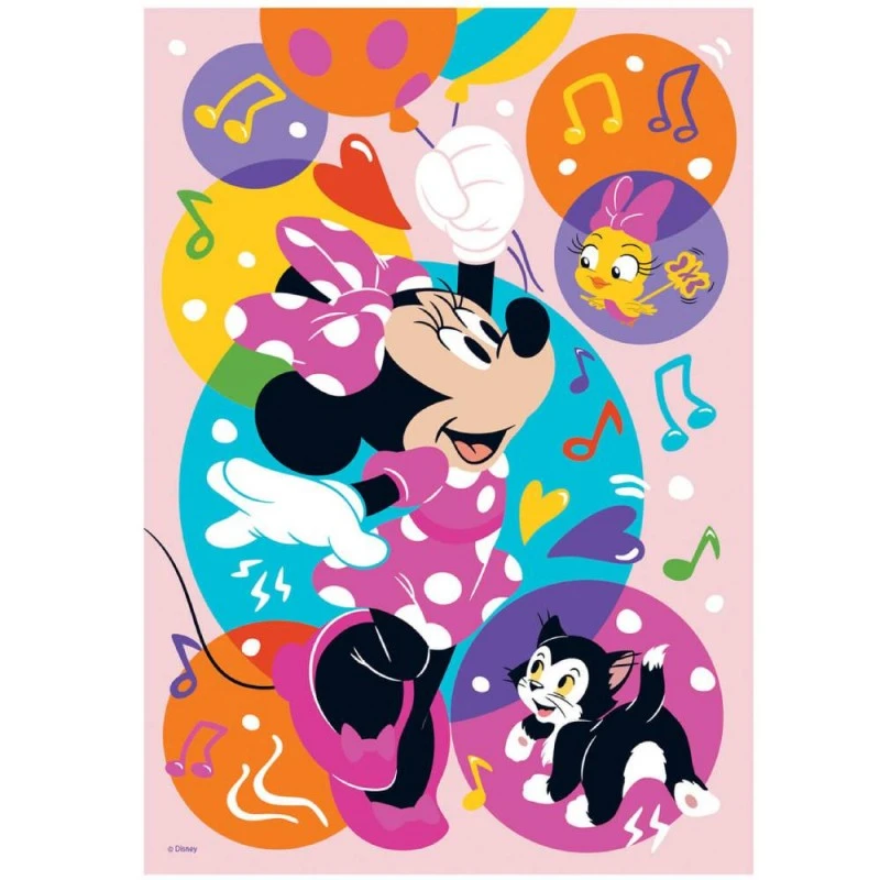 ПЪЗЕЛ DISNEY MINNIE 100 XL части, НЕОН, 27 х 4 х 19 cm, 5+ години