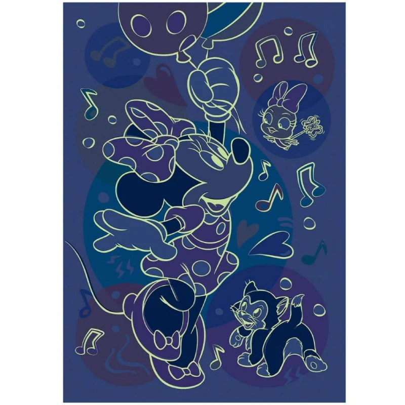 ПЪЗЕЛ DISNEY MINNIE 100 XL части, НЕОН, 27 х 4 х 19 cm, 5+ години