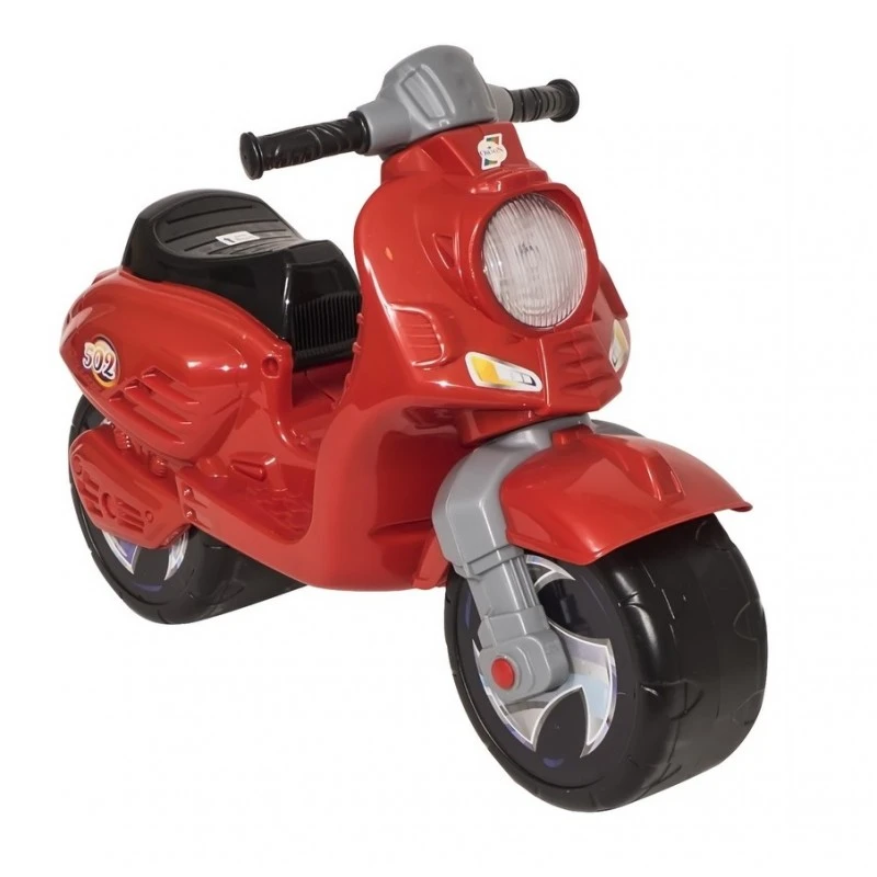 Детски мотор без педали Vespa, За баланс, 2 стабилни гуми, 70 х 30 х 52cm, Червен