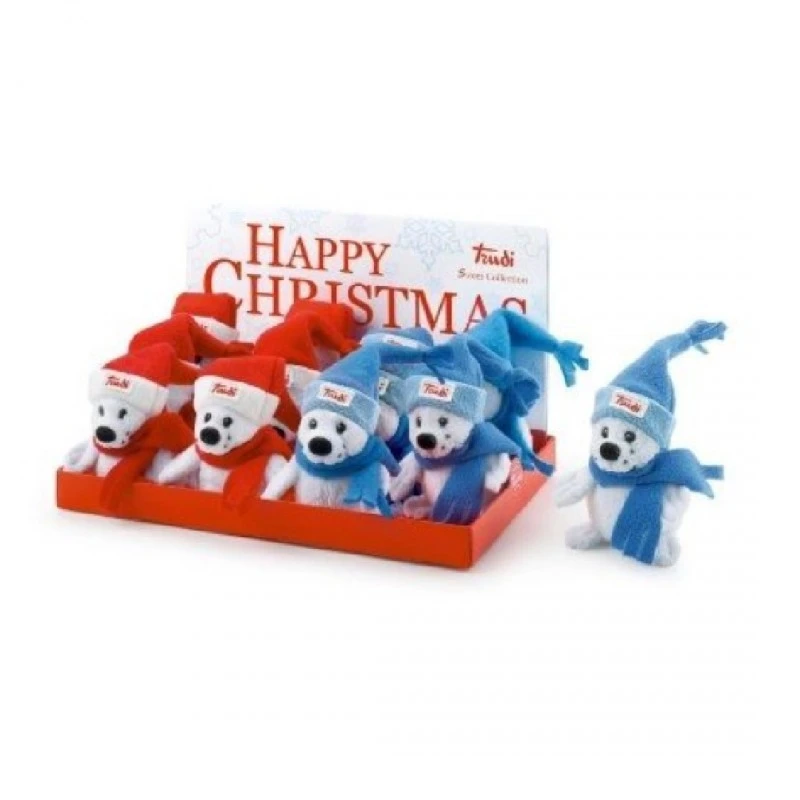 Плюшена играчка мини ТЮЛЕН (9см) от серията Xmass TRUDI Trudino, 29592