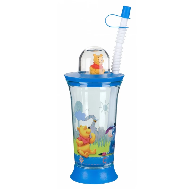 Чаша с играчка и сламка Disney: Мечо Пух, Winnie the Pooh Bother free Top Dome, 6585340