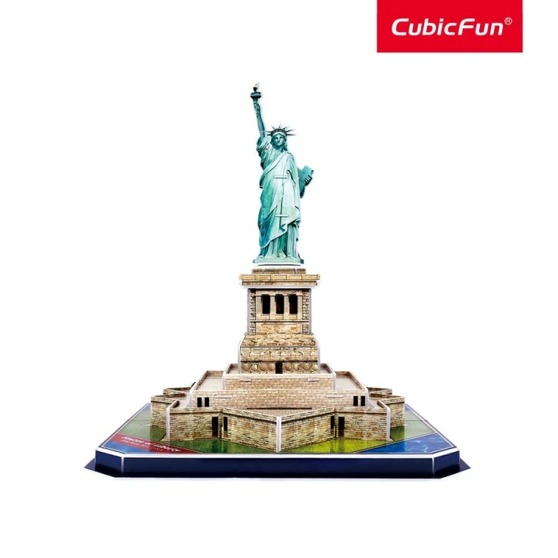 CubicFun 3D Пъзел STATUE OF LIBERTY, 39 части, 29.8x21.8x6 см., 5+ години