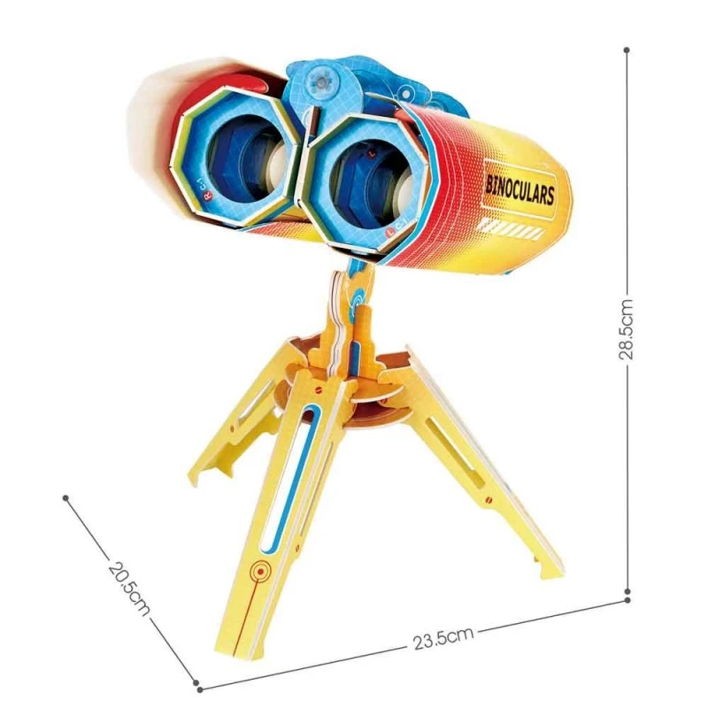 CubicFun Пъзел 3D National Geographic Бинокъл, 49 части, 21.8x29.8x4.5 см., 8+ години