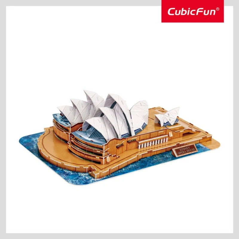 CubicFun Пъзел 3D Sydney Opera House, 86 части, 6x29.7x22 см., 8+ години
