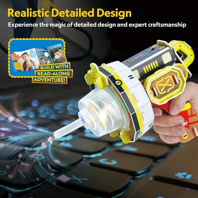 CubicFun 3D пъзел National Geographic STEM Прахосмукачка, 31 части, 4.5x16x26 см., 5+ години