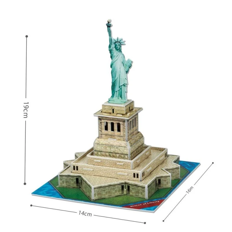 Cubic Fun Пъзел 3D Statue of Liberty, 31 части, 1.8x16x22 см, 8+ години